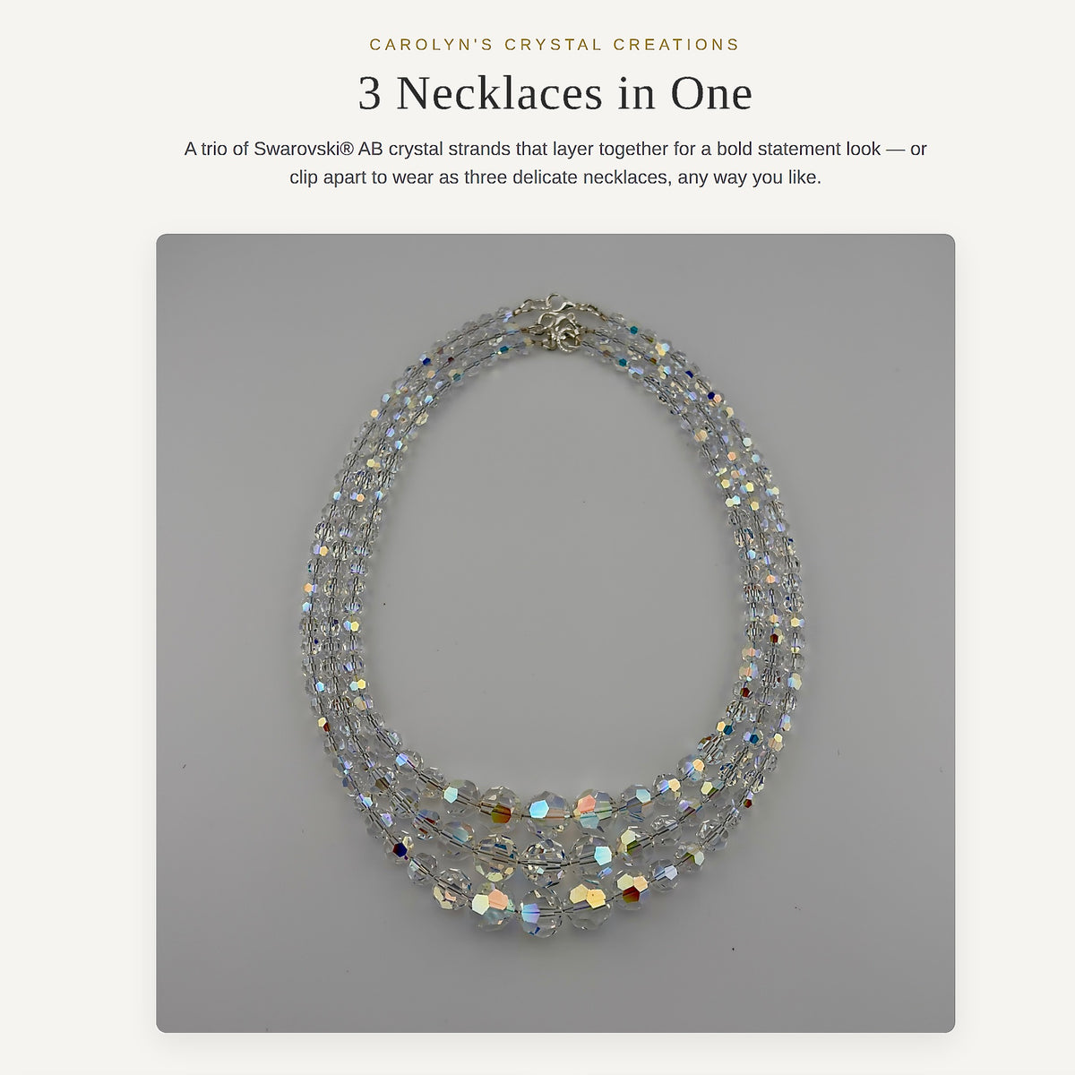 Tripple Elegance Necklace