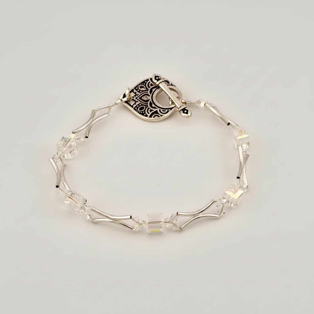 Silver Lattice Bracelet