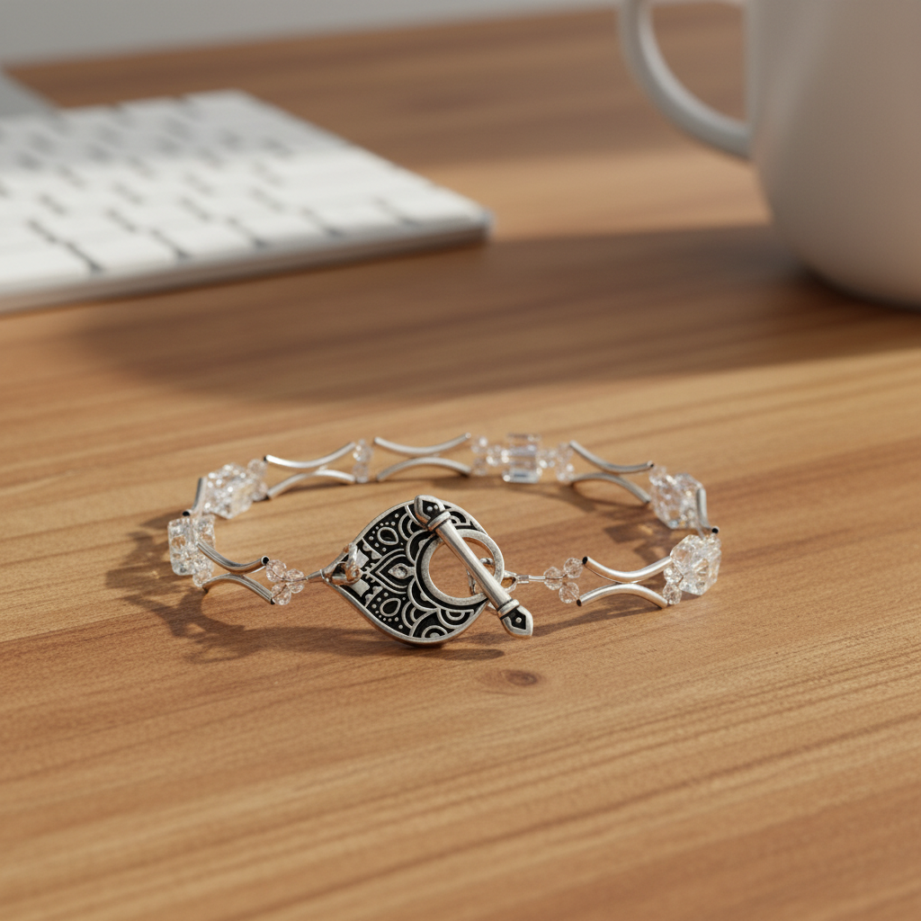 Silver Lattice Bracelet
