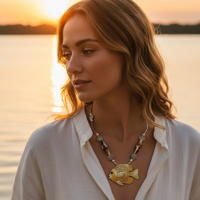 Sunfish Necklace