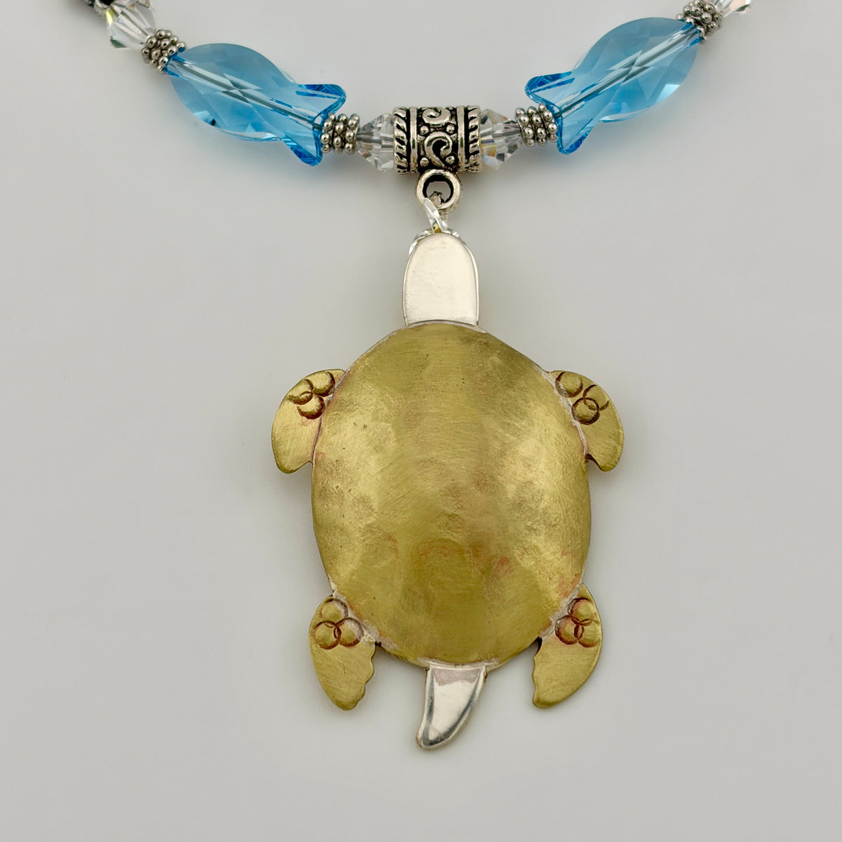 Turtle By The Sea Necklace
