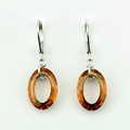 Amber Halo Earrings